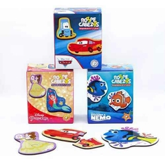 Rompecabezas Cars Disney Pixar 3 Y 4 Piezas De Madera - CLARA STORE