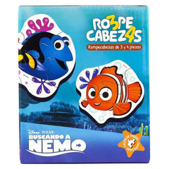 Rompecabezas Buscando A Nemo Disney 3 Y 4 Piezas De Madera - comprar online