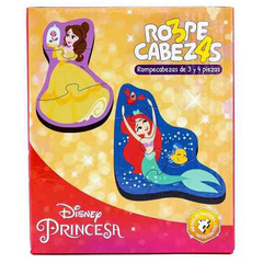 Rompecabezas Princesas Disney 3 Y 4 Piezas De Madera - comprar online