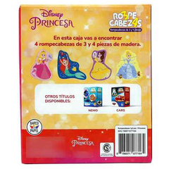 Rompecabezas Princesas Disney 3 Y 4 Piezas De Madera en internet