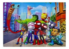Rompecabezas De Disney Spidey Y Amigos Marvel 24 Piezas - comprar online