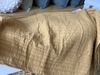 Manta/pie mostaza de cama (0,70 x 2 m)