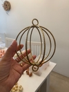 Esfera de hierro dorado 12cm