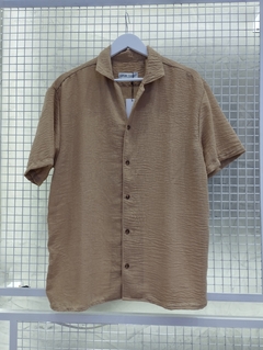 Camisa lino rustico