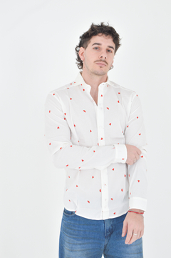 Camisa Poplin Watermelon