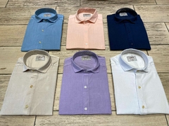 Camisa lino clasico M/L - tienda online