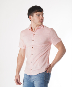 Camisa lino clasico M/C - tienda online