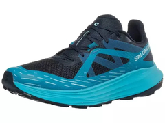 Salomon Ultra Flow Men's Shoes - Carbon/Tahitian Tide