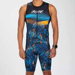 Zoot Men's Ltd Tri Aero Slvs Fz Racesuit - Club Aloha