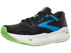 Brooks Ghost Max Men's Shoes - Black/Atomic Blue/Jasmine