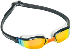 MP Michael Phelps XCEED Swimming Goggles Orange Mirrored, Grey & Orange