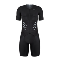 ROKA MEN'S GEN II ELITE AERO SHORT SLEEVE TRI SUIT - BLACK