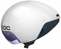 POC Cerebel Raceday Aero Helmet White