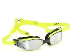 MP Michael Phelps XCEED Swimming Goggles yellow Mirrored