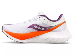 Saucony Endorphin Pro 4 Women's Shoes - White/Violet - comprar online