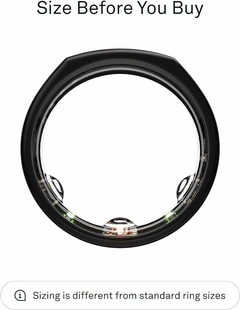 Oura Ring Gen3 Heritage - Smart Ring -Black - comprar online
