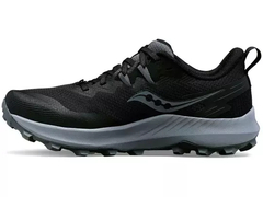 Saucony Peregrine 14 Men's Shoes - Black/Carbon - comprar online
