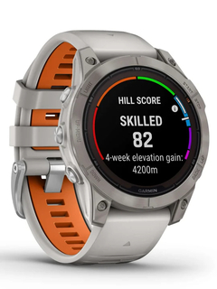 Garmin fenix 7X Pro Sapphire Solar Edition GPS Watch TI/FOG GRAY/EMBER ORANGE - comprar online