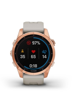 Garmin fenix 7S Solar GPS Watch Rose Gold - comprar online