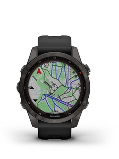 Garmin fenix 7S Sapphire Solar GPS Watch Black band - comprar online