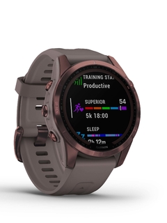 Garmin fenix 7S Sapphire Solar GPS Watch Dark bronze ti na internet