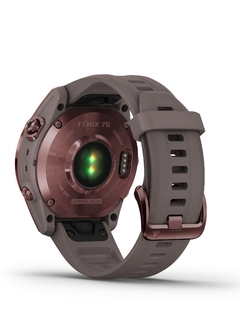 Garmin fenix 7S Sapphire Solar GPS Watch Dark bronze ti - ASPORTS - Since 1993!