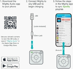 Mighty 3 Spotify Music Player - black - loja online