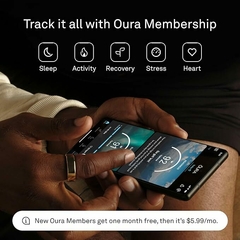 Oura Ring Gen3 Horizon - Smart Ring -Stealth - loja online