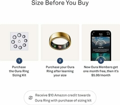 Oura Ring Gen3 Horizon - Smart Ring -Gold - comprar online