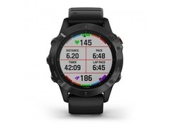 Garmin fēnix 6 Multisport GPS Watch- Pro black with black band - ASPORTS - Since 1993!