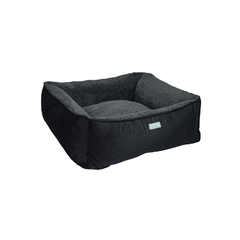 Cama Cuadrada Pequeña Lux - Negro 60 x 60 x 15