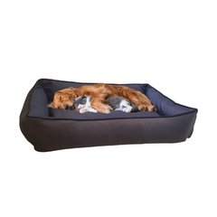 Cama Soft Gigante Para Perro - Azul Oscuro 95 x 75 x 20 en internet