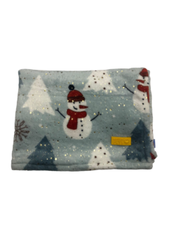 Cobija NAVIDAD SNOWMAN - 80 X 70