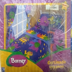 DISNEY Cortina Piñata En 2 Paños BARNEY tm - comprar online