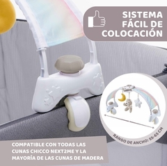 CHICCO Arco Musical Rainbow Sky 2 En 1 Cunas Unisex 0m+