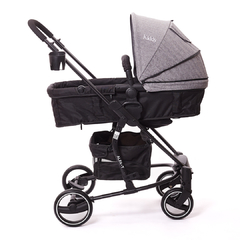 KIDDY Coche "ALFA " Travel System 3 en 1 Moises Con Huevito Desmontable y Reversible - Solescitos Baby Store