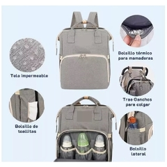 Imagen de MOCHILA Maternal Cuna Cambiador Extensible Bolso Bebe