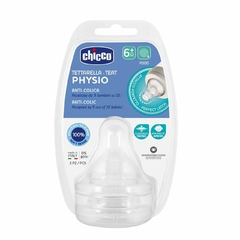 CHICCO Tetina Physio 4 niveles de flujo disponibles ( X 2 Unidades ) - Solescitos Baby Store