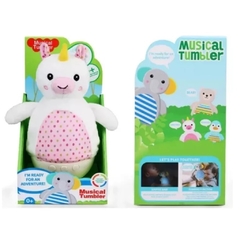 PELUCHE Musical Tumbler Mecedor Con Luz Y Sonido 0M+