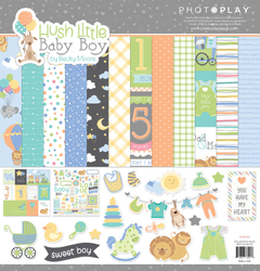 Bloco 30x30cm Hush little baby boy - Photoplay