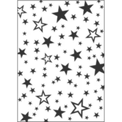 Placa para Emboss - relevo - Estrelas