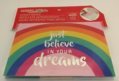 Kit de Bloquinhos de Nota com Adesivo - Just Believe in Your Dreams - comprar online