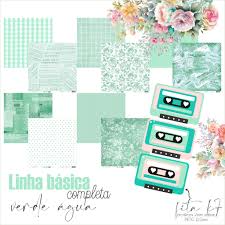 MIX TAPE BASE VERDE 30,5x30,5cm 240G COMPLETA