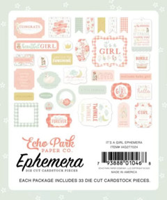 Die Cuts Ephemera - It´s Girl - Echo Park - comprar online