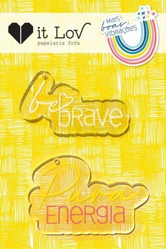 Apliques Palavras "Be Brave" - It Lov