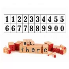 Carimbo Snap Numbers - Large Formal