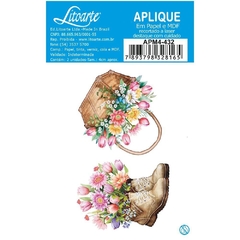 Aplique Litoarte - Botas e Cesta (APM4-432)