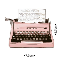 Aplique Litoarte - Máquina de Escrever (APM8-1252) - comprar online