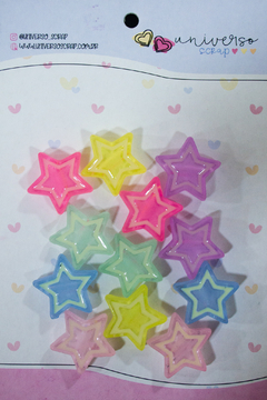 Miçangas Estrelas - Universo Scrap