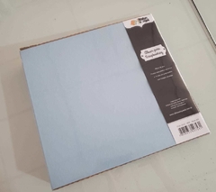 Álbum para Scrapbook 30x30cm Azul -Oficina do papel